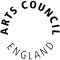 Round logo with black writing that says Arts Council England 