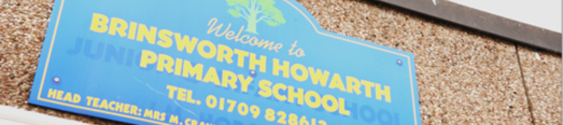 An image of the sign of Brinsworth Howarth Primary School
