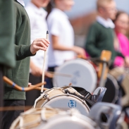 child drumming