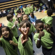 Matthew Bourne's New Adventures. ReBourne project with Patten School based on Cinderella, performed at Sadlers Wells Jan 2018
